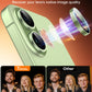 TOCOL Camera Lens Protector for iPhone 17 Tempered Glass HD Individual Scratch Resistant Camera Cover Accessories Case Friendly 2 Pack（Light Green）