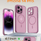 TOCOL for iPhone 14 Pro Case, Compatible with MagSafe, Lilac Purple