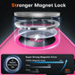 TOCOL for iPhone 12 Pro Max Case, Compatible with MagSafe, Hot Pink