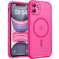 TOCOL for iPhone 11 Case, Compatible with MagSafe, Hot Pink