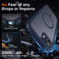 TOCOL for iPhone 17e/16e Case, Compatible with MagSafe, Dark Blue