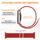 TOCOL Compatible with Apple Watch Bands for Women Men Braided Stretchy Band