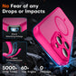TOCOL for iPhone 15 Pro Max Case, Compatible with MagSafe, Hot Pink