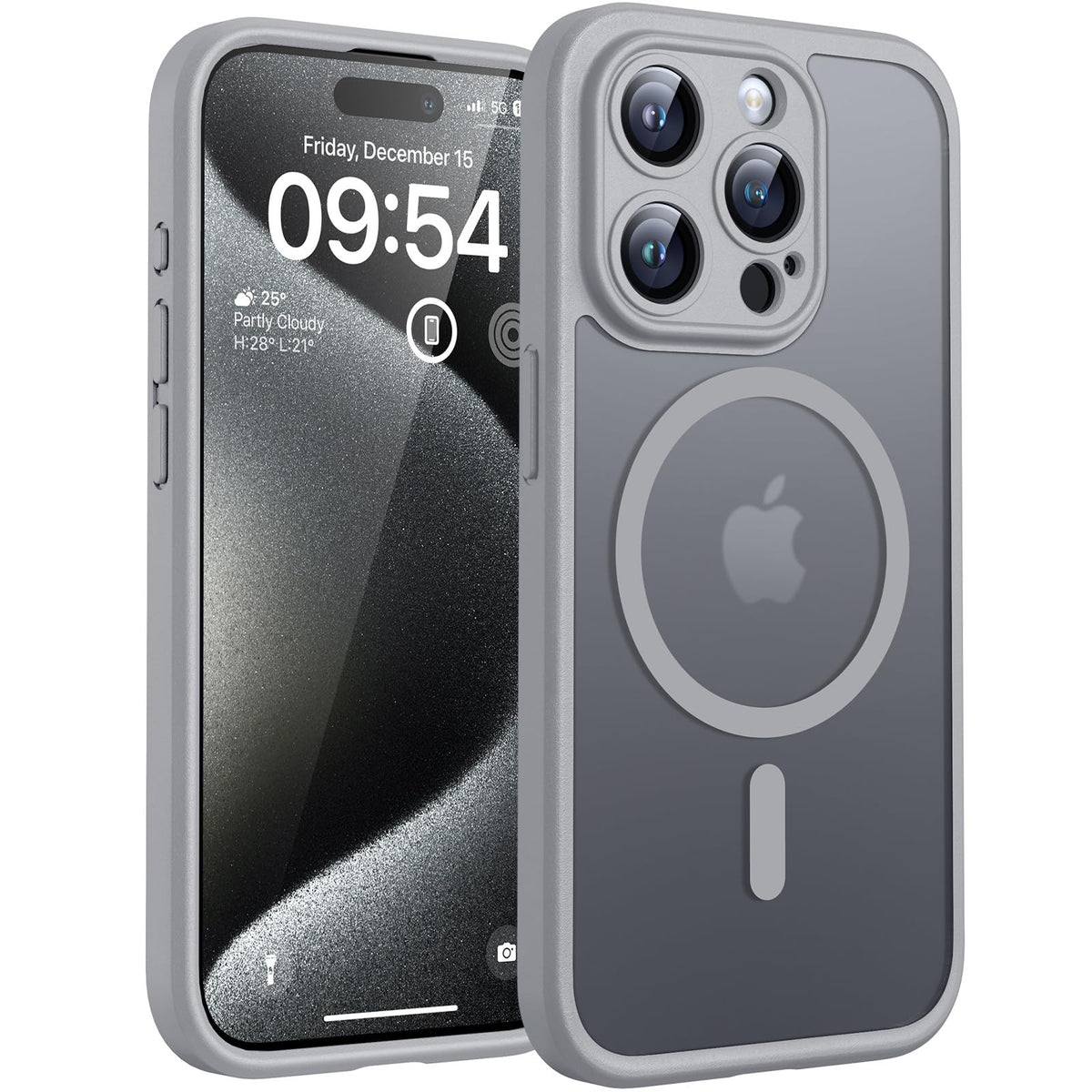 TOCOL for New Pro (2023) Case MS 1+2, Magnetic Silver