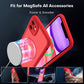TOCOL for iPhone 11 Case, Compatible with MagSafe, Red
