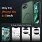 TOCOL for iPhone 17e Case, Compatible with Magsafe, Military Drop Protection, Slim Translucent Matte Shockproof for iPhone 17 e Case 6.1 inch (Clear)