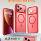 TOCOL for iPhone 18 Pro Case, Compatible with MagSafe, Red