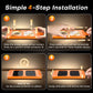 TOCOL for iPhone Duo Screen Protector, Easy Installation
