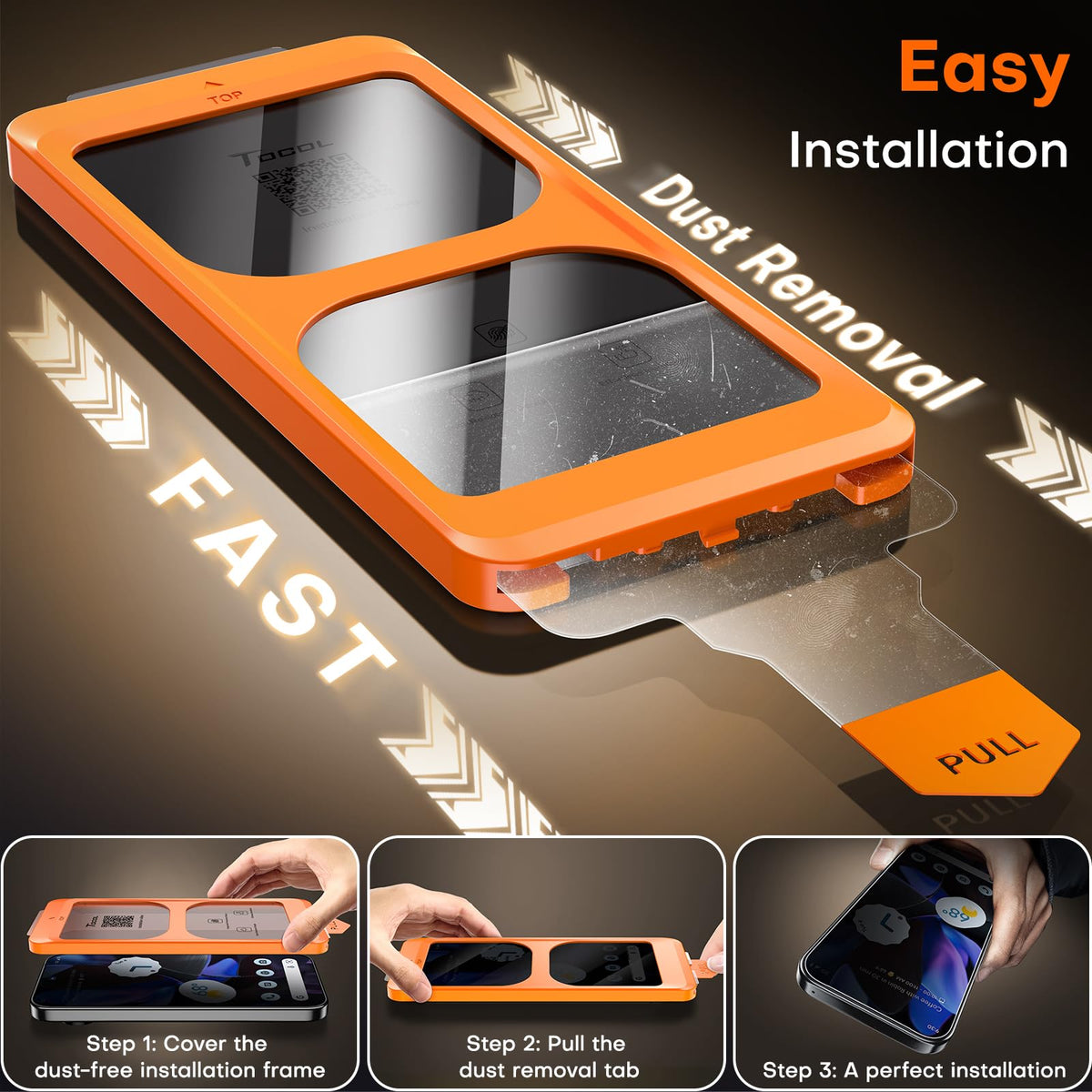 TOCOL for Pixel 9 Pro XL Privacy Screen Protector