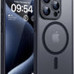 TOCOL Magnetic for iPhone 15 Case 6.1-Inch, Fit for MagSafe, Upgraded Full Camera Protection, 14FT Military Grade Shockproof Thin Slim Frosted Translucent Matte Back Phone Cover (Titan Gray)