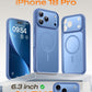 TOCOL for iPhone 18 Pro Case Light Blue, Compatible with MagSafe