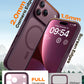 TOCOL for iPhone 18 Pro Case Burgundy, Compatible with MagSafe