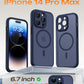 TOCOL for iPhone 14 Pro Max Case, Compatible with MagSafe, Dark Blue