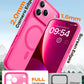 TOCOL for iPhone 18 Pro Case, Compatible with MagSafe, Hot Pink