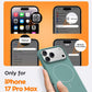 TOCOL Magnetic for iPhone 17 Pro Max Case Liquid Silicone, Midnight Green