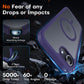 TOCOL for iPhone 17e/16e Case, Compatible with MagSafe, Mdnight Purple