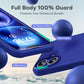 TOCOL Silicone Case for iPhone 16, Shockproof, Anti-Slip, Anti-Fingerprint, Scratch-Resistant Mobile Phone Case for iPhone 16, Ultramarine