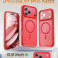 TOCOL for iPhone 17 Pro Max Case, Compatible with MagSafe, Red