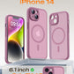 TOCOL for iPhone 14 Case, Compatible with MagSafe, Lilac Purple