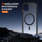 TOCOL For iPhone 11 Pro Case for Magsafe, Shockproof, Anti-Fingerprint, Scratch-Resistant, Translucent Back, Non-Slip, Matt, Magnetic Mobile Phone Case for iPhone 11 Pro, Black