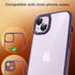 TOCOL Camera Lens Protector for iPhone 14 / iPhone 14 Plus Tempered Glass HD Individual Scratch Resistant Camera Cover Accessories Case Friendly 2 Pack（Light Purple）