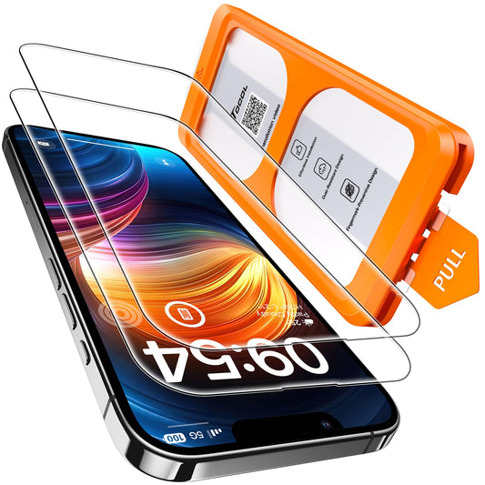 TOCOL for iPhone 12 Pro Max Screen Protector, Clear