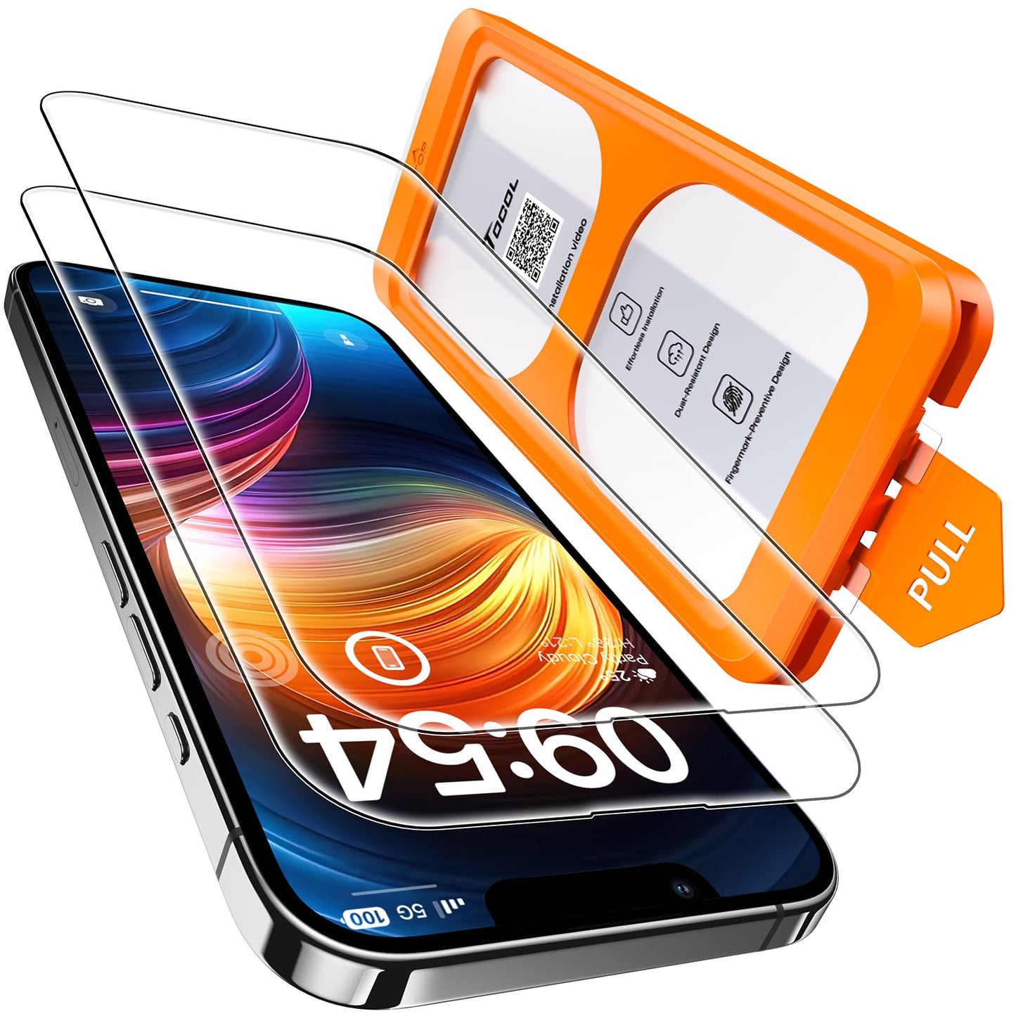 TOCOL for iPhone 14 Screen Protector, Clear