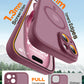TOCOL for iPhone 15 Case, Compatible with MagSafe, Plum