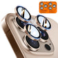 TOCOL for iPhone 16 Pro Max Camera Lens Protector/iPhone 16 Pro Camera Lens Protector Tempered Glass HD Individual Scratch Resistant Cover Accessories Case Friendly 2 Pack（Rose Gold）