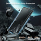 TOCOL for Samsung Galaxy S22 Ultra Case, Drop Protection Matte Case, Black