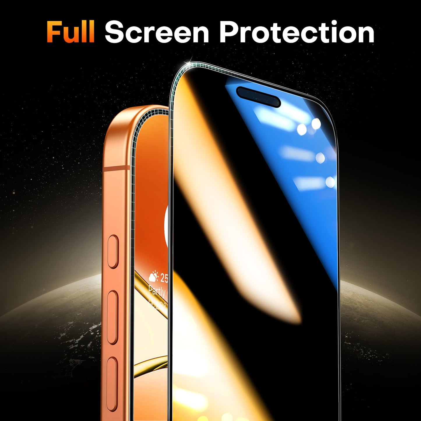 TOCOL for iPhone 17 Pro Privacy Screen Protector