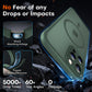 TOCOL for iPhone 12 Pro Max Case, Compatible with MagSafe, Alpine Green