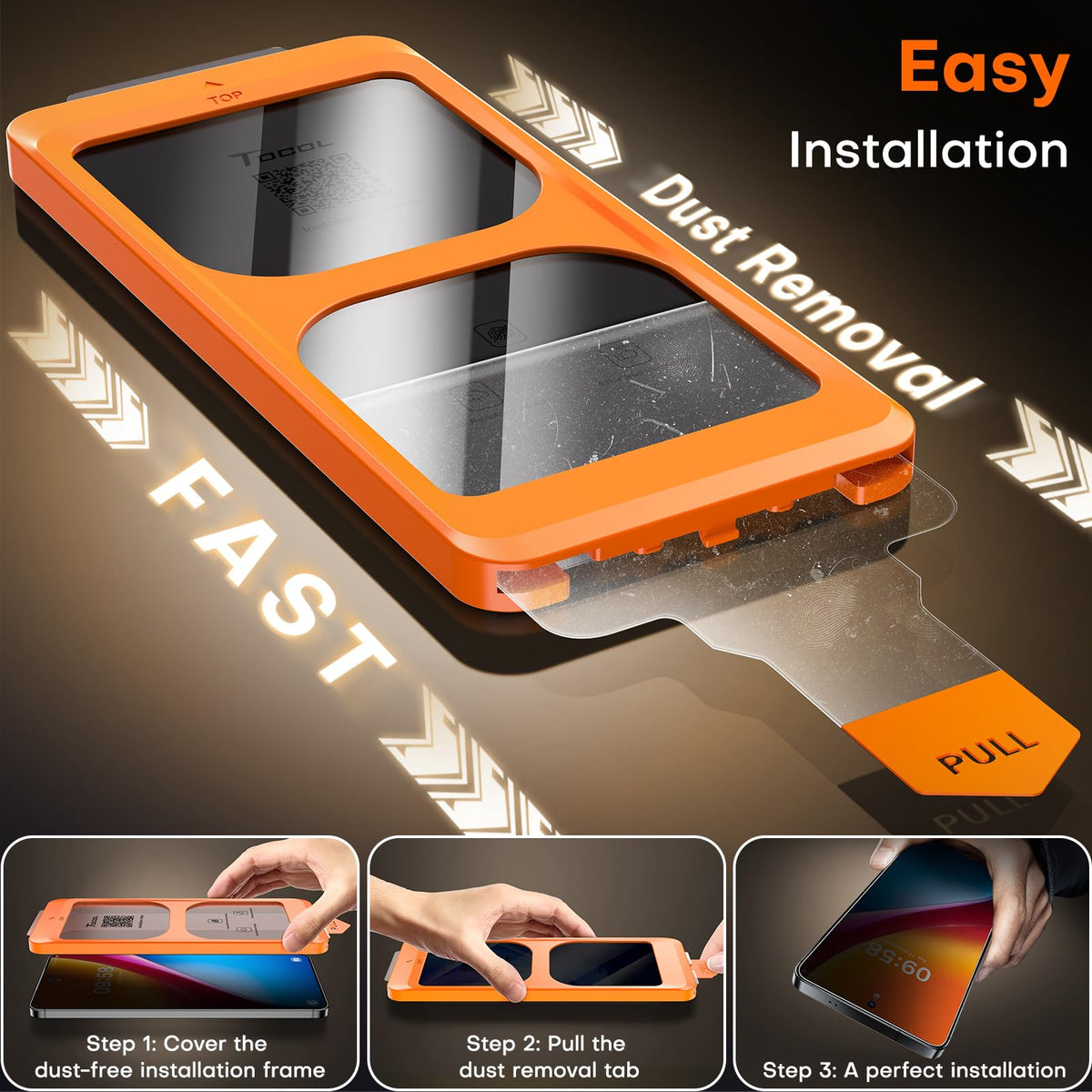 TOCOL for Samsung Galaxy S26 FE Privacy Screen Protector