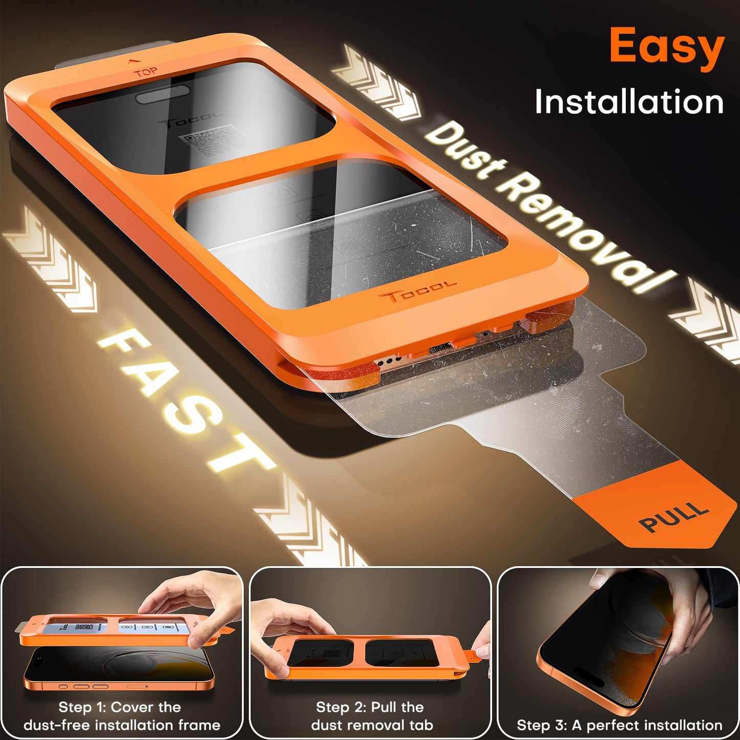 TOCOL for iPhone Air Privacy Screen Protector