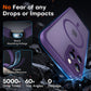 TOCOL for iPhone 12 Pro Max Case, Compatible with MagSafe, Midnight Purple