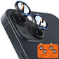 TOCOL Camera Lens Protector for iPhone 14 / iPhone 14 Plus Tempered Glass HD Individual Scratch Resistant Camera Cover Accessories Case Friendly 2 Pack（Black）