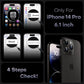 TOCOL for iPhone 14 Pro Case, Compatible with MagSafe, Black