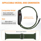 TOCOL Compatible with Apple Watch Bands for Women Men Braided Stretchy Band