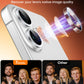 TOCOL Camera Lens Protector for iPhone 16 / iPhone 16 Plus Tempered Glass HD Individual Scratch Resistant Camera Cover Accessories Case Friendly 2 Pack（Clear）