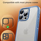 TOCOL for iPhone 15 Pro Max Camera Lens Protector/iPhone 15 Pro Camera Lens Protector Tempered Glass HD Individual Scratch Resistant Cover Accessories Case Friendly 2 Pack（Light Blue）