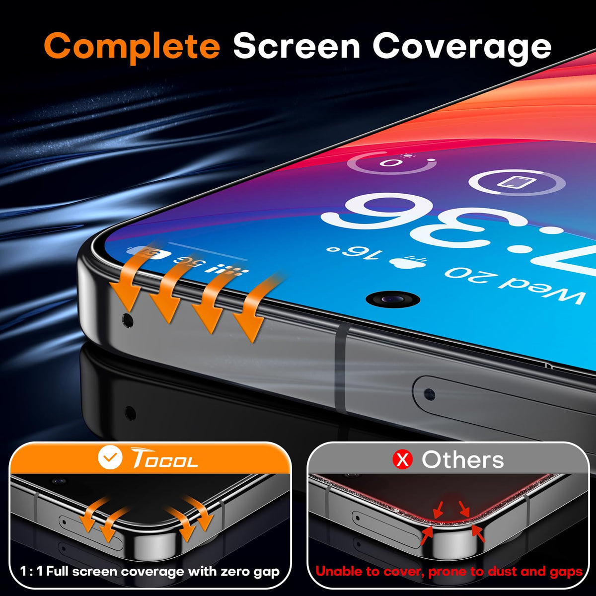 TOCOL for Pixel 10 Pro XL Screen Protector