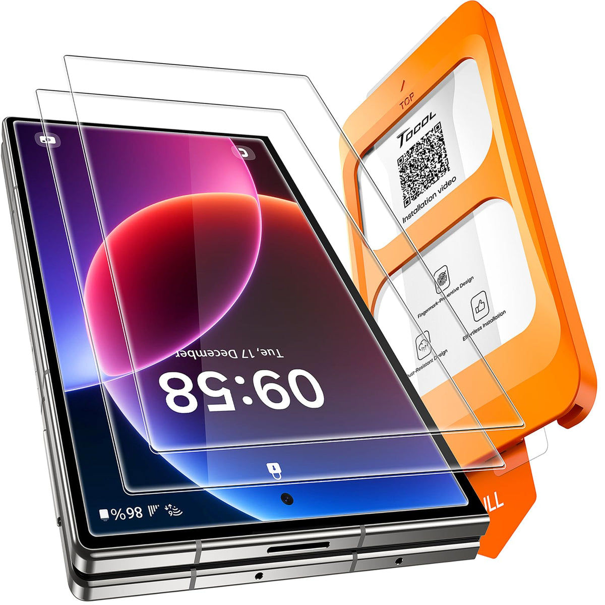 TOCOL for Samsung Galaxy Z Fold 8 Screen Protector