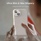 TOCOL for iPhone 13 Case, Slim Silicone Case for iPhone 13 6.1 Inch, Precise Fit, Anti-Slip, Drop Protection, Stone
