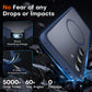 TOCOL for Samsung Galaxy S24 FE Case, Compatible with MagSafe, Blue