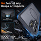 TOCOL for Samsung Galaxy S25 Ultra Case, Compatible with MagSafe, Black