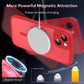 TOCOL for iPhone 13 Case, Compatible with MagSafe, Red