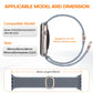 TOCOL Compatible with Apple Watch Bands for Women Men Braided Stretchy Band