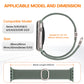 TOCOL Compatible with Apple Watch Bands for Women Men Braided Stretchy Band