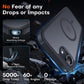 TOCOL for iPhone 17e/16e Case, Compatible with MagSafe, Black
