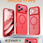 TOCOL for iPhone 17 Pro Case, Compatible with MagSafe, Red